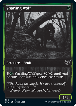 Snarling Wolf (486) [Innistrad: Double Feature] | Nerdhalla Games