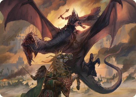 Witch-king, Bringer of Ruin Art Card [The Lord of the Rings: Tales of Middle-earth Art Series] | Nerdhalla Games