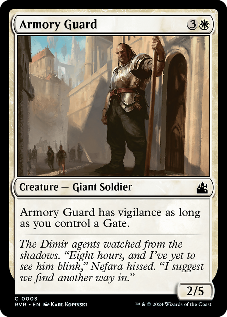 Armory Guard [Ravnica Remastered] | Nerdhalla Games