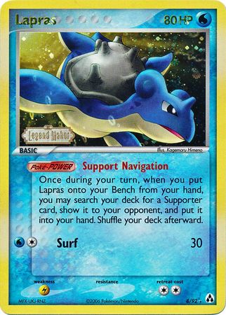 Lapras (8/92) (Stamped) [EX: Legend Maker] | Nerdhalla Games