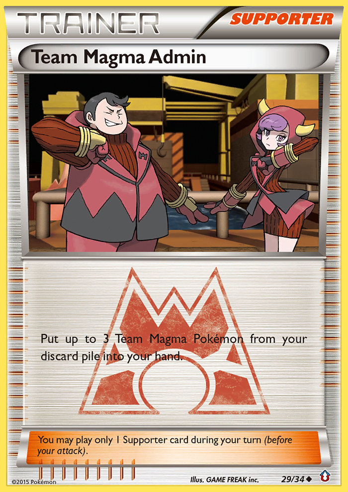 Team Magma Admin (29/34) [XY: Double Crisis] | Nerdhalla Games