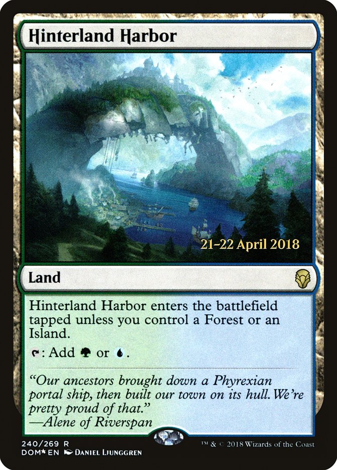 Hinterland Harbor  [Dominaria Prerelease Promos] | Nerdhalla Games