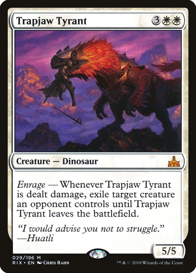 Trapjaw Tyrant [Rivals of Ixalan] | Nerdhalla Games