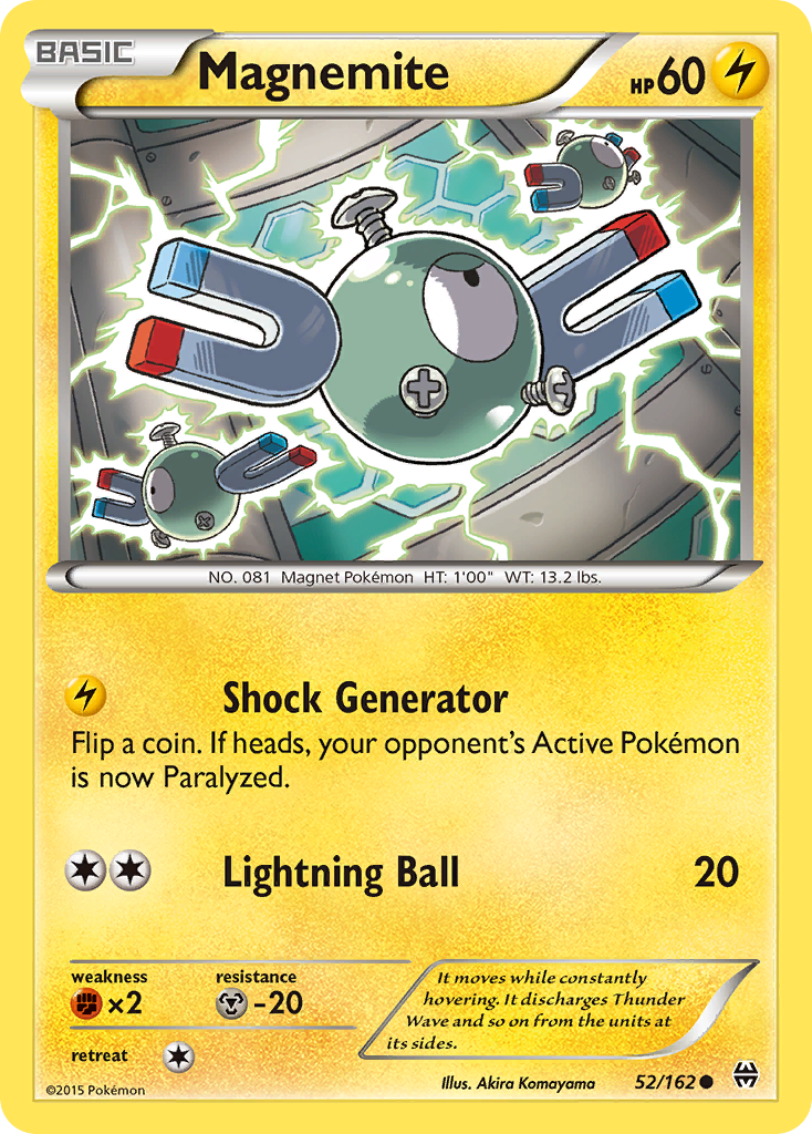 Magnemite (52/162) [XY: BREAKthrough] | Nerdhalla Games