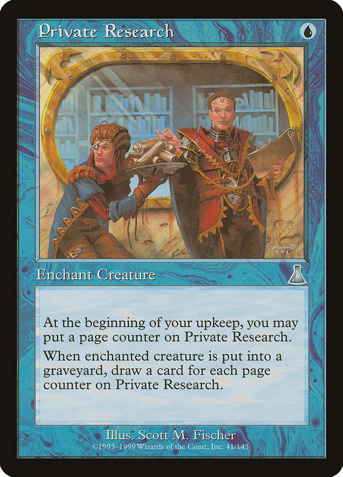 Private Research [Urza's Destiny] | Nerdhalla Games