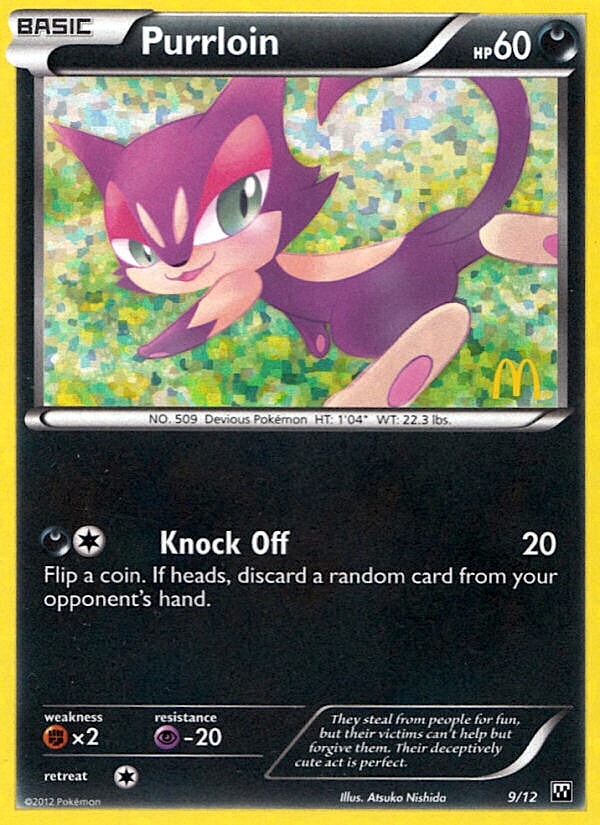 Purrloin (9/12) [McDonald's Promos: 2012 Collection] | Nerdhalla Games