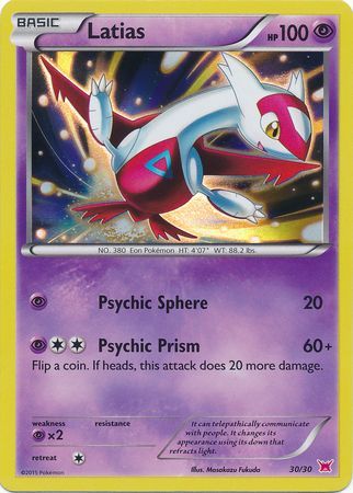 Latias (30/30) [XY: Trainer Kit 2 - Latias] | Nerdhalla Games