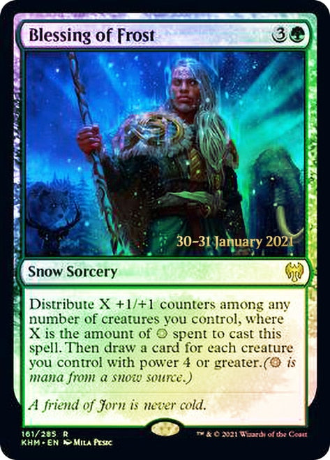 Blessing of Frost  [Kaldheim Prerelease Promos] | Nerdhalla Games