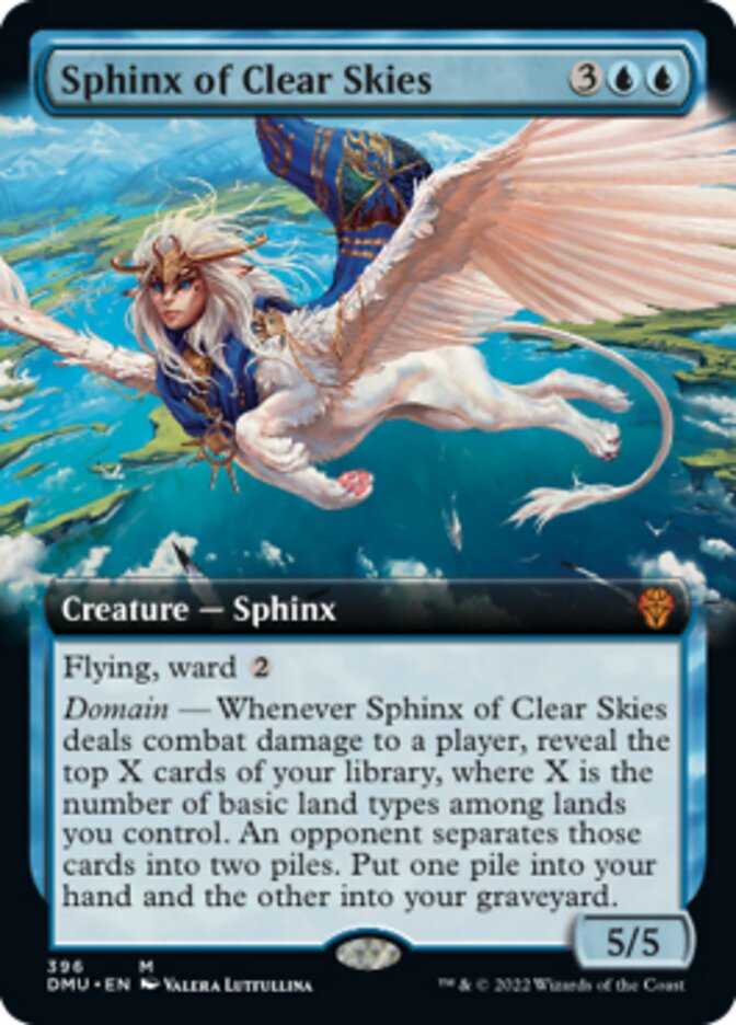 Sphinx of Clear Skies (Extended Art) [Dominaria United] | Nerdhalla Games