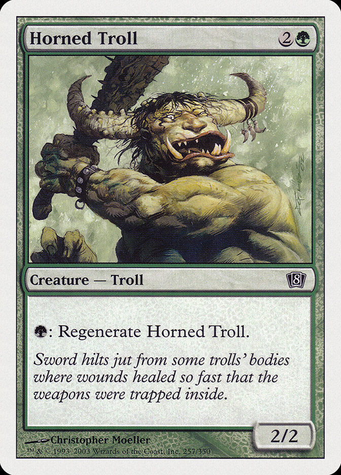 Horned Troll [Eighth Edition] | Nerdhalla Games