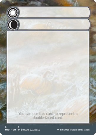 Helper Card (8/9) [Innistrad: Midnight Hunt Tokens] | Nerdhalla Games