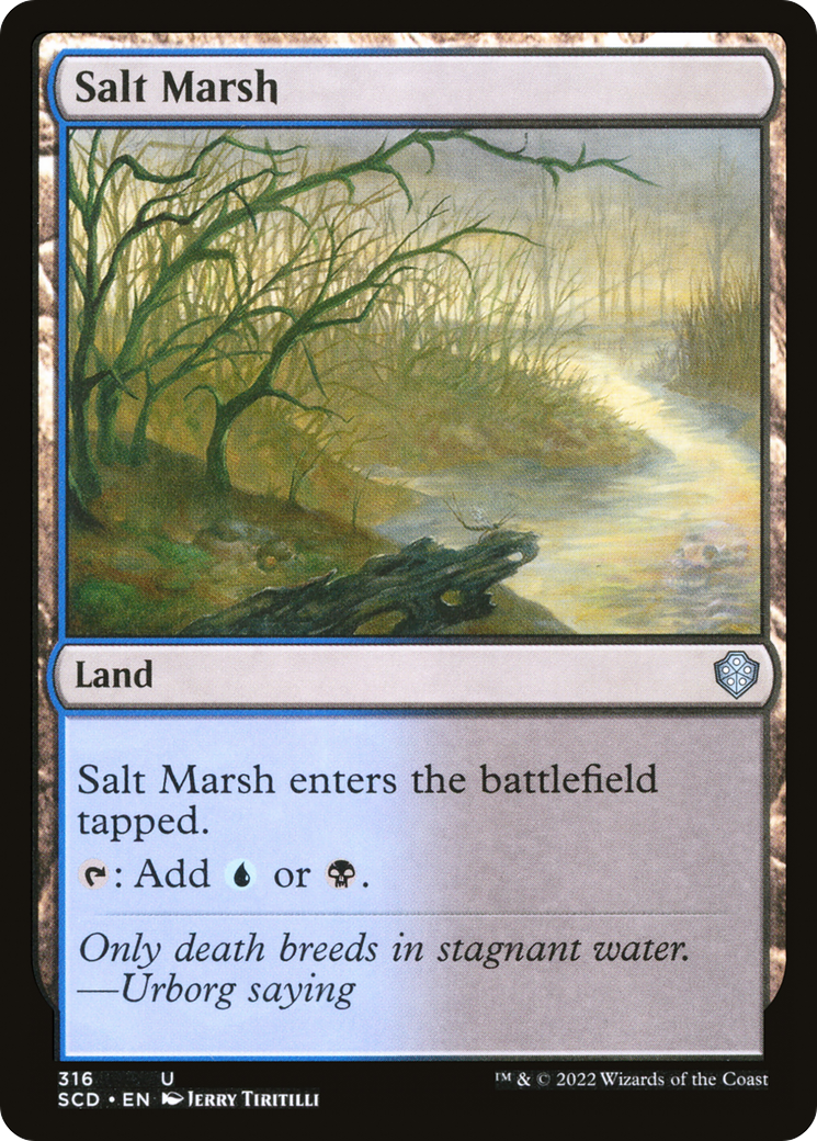 Salt Marsh [Starter Commander Decks] | Nerdhalla Games