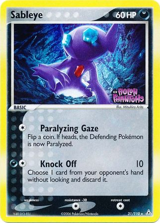 Sableye (31/110) (Stamped) [EX: Holon Phantoms] | Nerdhalla Games