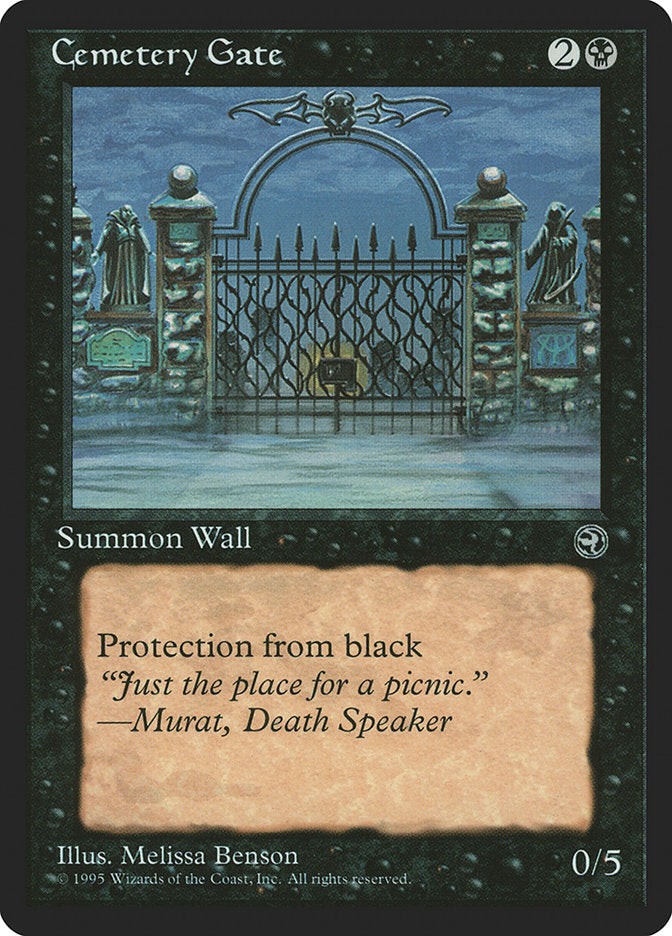 Cemetery Gate (Murat Flavor Text) [Homelands] | Nerdhalla Games