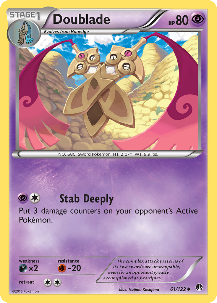 Doublade (61/122) [XY: BREAKpoint] | Nerdhalla Games