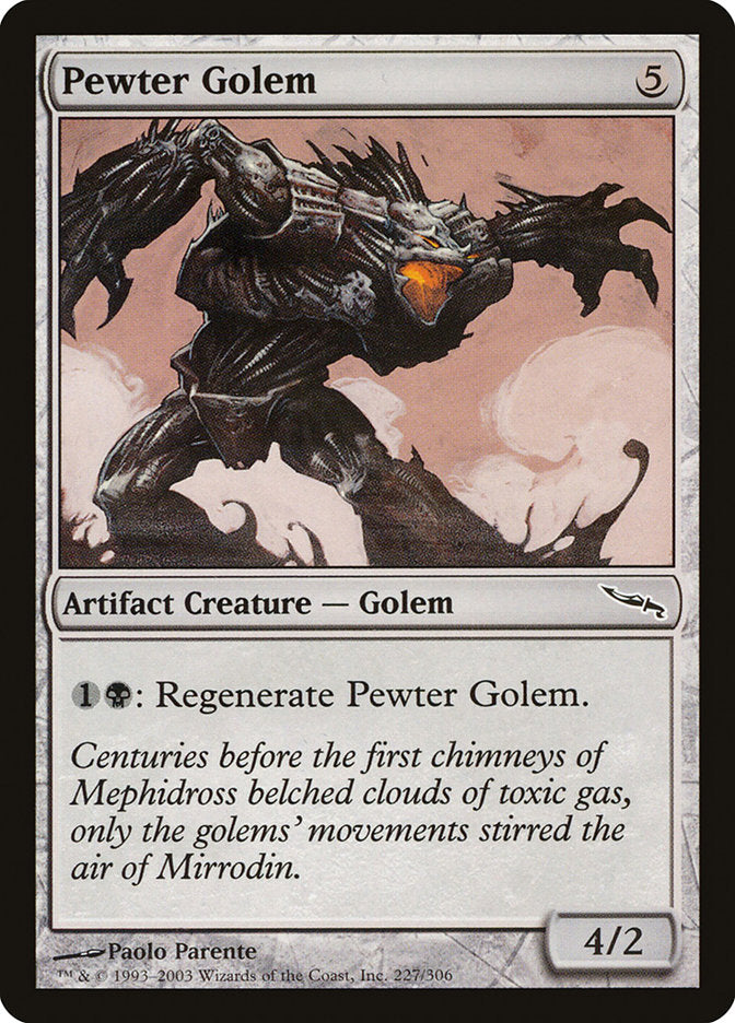 Pewter Golem [Mirrodin] | Nerdhalla Games