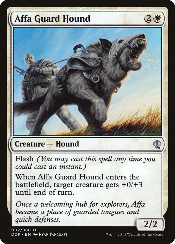 Affa Guard Hound [Duel Decks: Zendikar vs. Eldrazi] | Nerdhalla Games