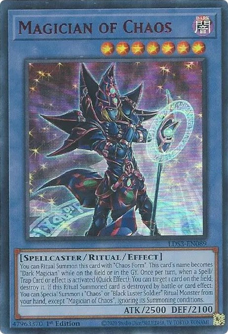 Magician of Chaos (Red) [LDS3-EN089] Ultra Rare | Nerdhalla Games