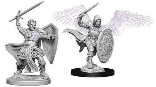 WizKids: Nolzur's Marvelous Miniatures Wave #5 - Aasimar Paladin Male | Nerdhalla Games