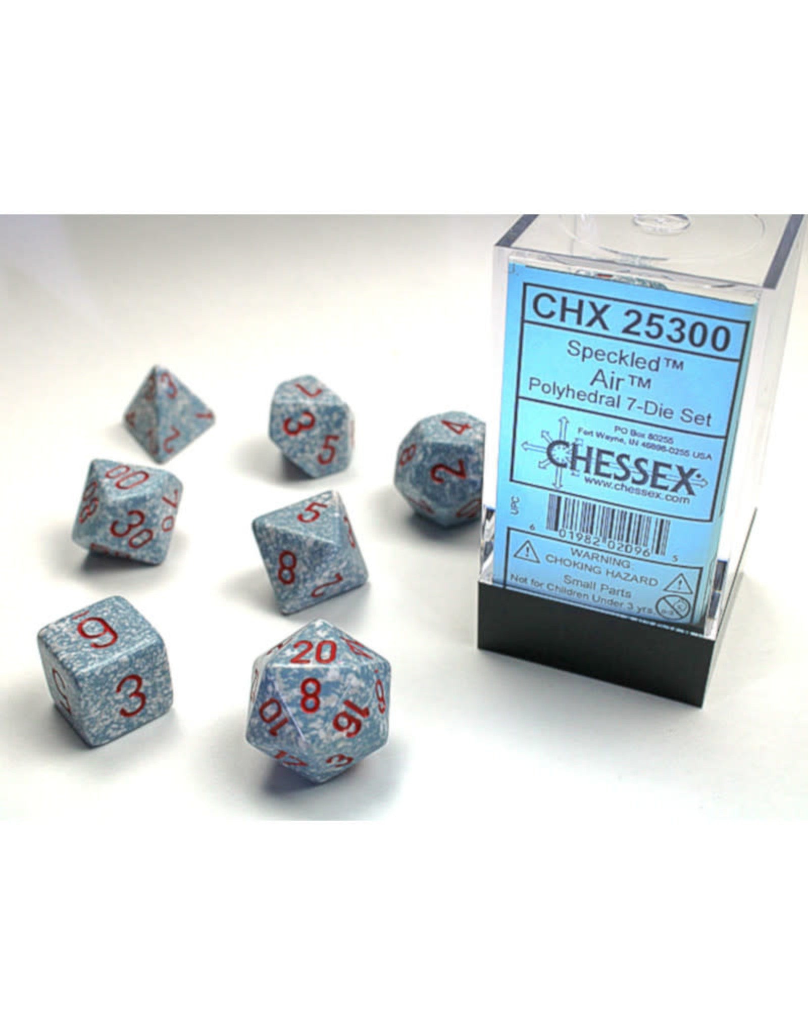 Chessex - Polyhedral 7 Sided Dice Set - Speckled | Nerdhalla Games