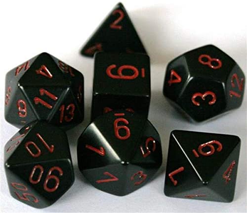 Chessex - Polyhedral 7 Sided Dice Set - Opaque | Nerdhalla Games