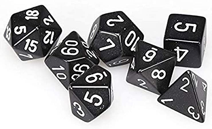 Chessex - Polyhedral 7 Sided Dice Set - Opaque | Nerdhalla Games