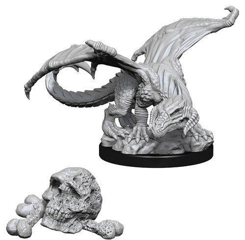 WizKids: Nolzur's Marvelous Miniatures Wave #10 - Black Dragon Wyrmling | Nerdhalla Games