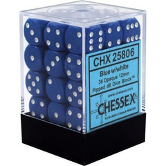 Chessex Dice - 12mm d6 Dice Block (36 Dice) | Nerdhalla Games