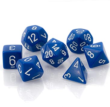 Chessex - Polyhedral 7 Sided Dice Set - Opaque | Nerdhalla Games