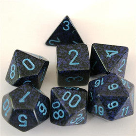 Chessex - Polyhedral 7 Sided Dice Set - Speckled | Nerdhalla Games