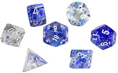 Chessex - Polyhedral 7 Sided Dice Set - Nebula | Nerdhalla Games