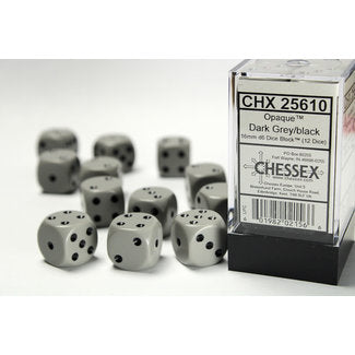 Chessex Dice - 12mm d6 Dice Block (36 Dice) | Nerdhalla Games