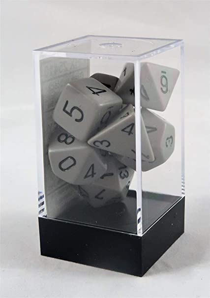 Chessex - Polyhedral 7 Sided Dice Set - Opaque | Nerdhalla Games