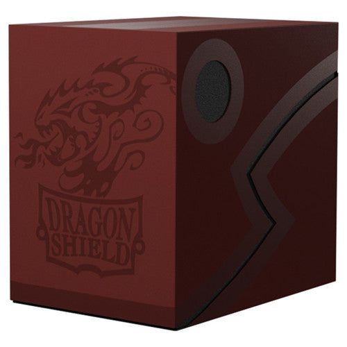 Dragon Shield: Double Shell Blood Red/Black | Nerdhalla Games