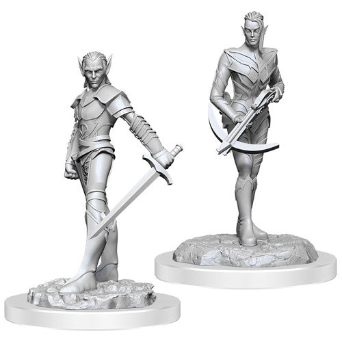 Wizkids:  Nolzur's Marvelous Miniatures Wave #18 - Drow Fighters | Nerdhalla Games