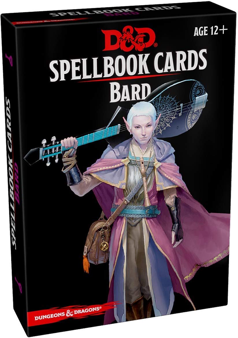 Dungeons & Dragons Spellbook Cards:  Bard | Nerdhalla Games