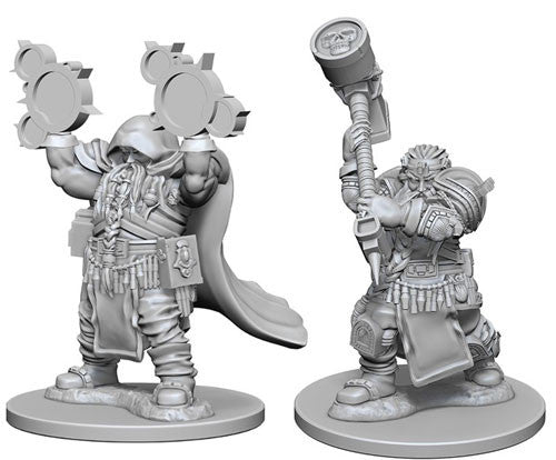 WizKids: Nolzur's Marvelous Miniatures Wave #2 - Dwarf Cleric Male | Nerdhalla Games