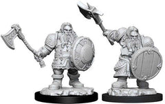 WizKids: Nolzur's Marvelous Miniatures Wave #11 - Dwarf Fighter Male | Nerdhalla Games