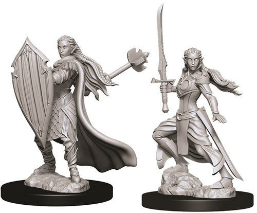 WizKids: Nolzur's Marvelous Miniatures Wave #9 - Elf Paladin Female | Nerdhalla Games