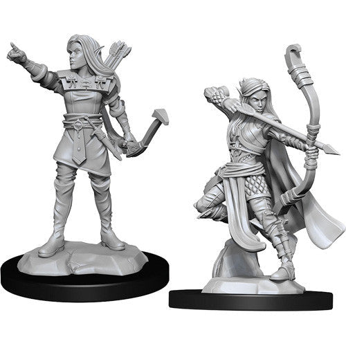 WizKids: Nolzur's Marvelous Miniatures Wave #1 - Elf Ranger Female | Nerdhalla Games