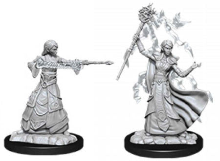 WizKids: Nolzur's Marvelous Miniatures Wave #12 - Elf Wizard Female | Nerdhalla Games