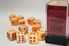 Chessex Dice - 16mm d6 Dice Block (12 Dice) | Nerdhalla Games