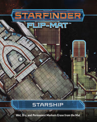 Starfinder Accessories:  Flip Mat:  Starship | Nerdhalla Games