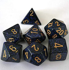 Chessex - Polyhedral 7 Sided Dice Set - Speckled | Nerdhalla Games