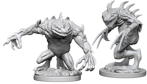 WizKids: Nolzur's Marvelous Miniatures Wave #5 - Gray Slaad & Death Slaad | Nerdhalla Games