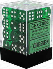 Chessex Dice - 12mm d6 Dice Block (36 Dice) | Nerdhalla Games