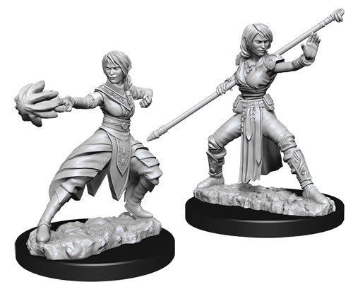 WizKids: Nolzur's Marvelous Miniatures Wave #10 - Half-Elf Monk Female | Nerdhalla Games