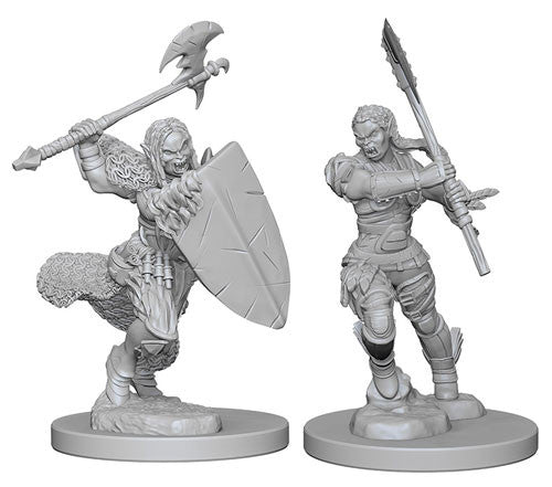 WizKids: Deep Cuts Miniatures Wave #1 - Half-Orc Barbarian Female W1 | Nerdhalla Games