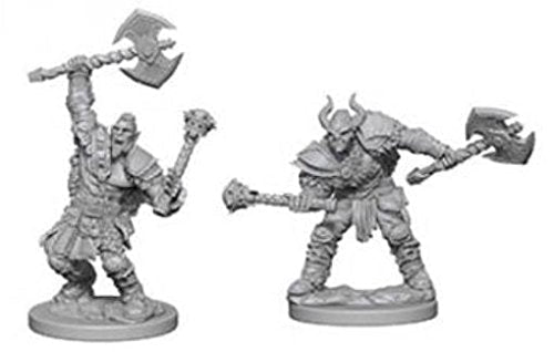 WizKids: Deep Cuts Miniatures Wave #3 - Half-Orc Barbarian Male W3 | Nerdhalla Games