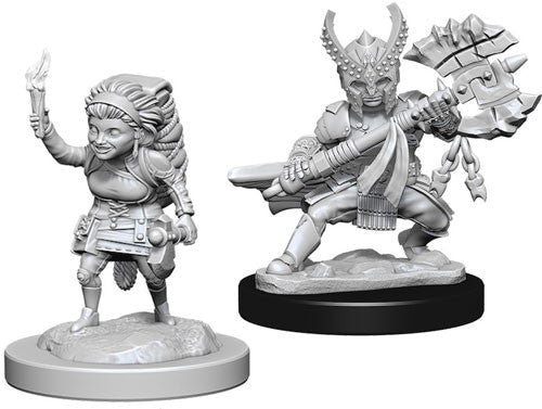 WizKids: Nolzur's Marvelous Miniatures Wave #6 - Halfling Fighter Female | Nerdhalla Games